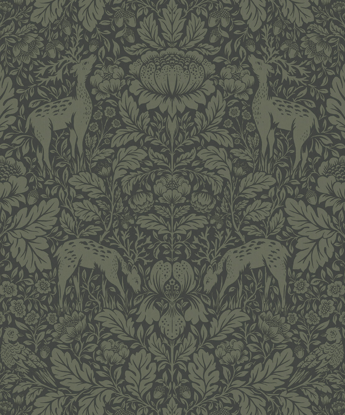 Richmond Wallpaper - Colorway: Forest - Fable Collection by M&K Studios - Swatch
