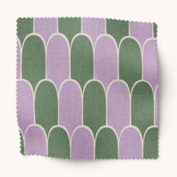 Gray Benko Fabric Collection - Ode To Falkor - Colorway: Lavender Green - Swatch