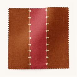 Gray Benko Fabric Collection - Pati - Colorway: Cinnamon - Swatch