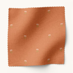 Gray Benko Fabric Collection - Sweet Delilah - Colorway: Tangerine - Swatch