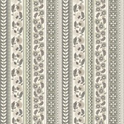 Ribbon Wallpaper - Palace Grove Collection - M&K Studio - Swatch - Colorway: Linen
