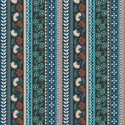 Ribbon Wallpaper - Palace Grove Collection - M&K Studio - Swatch - Colorway: Topaz