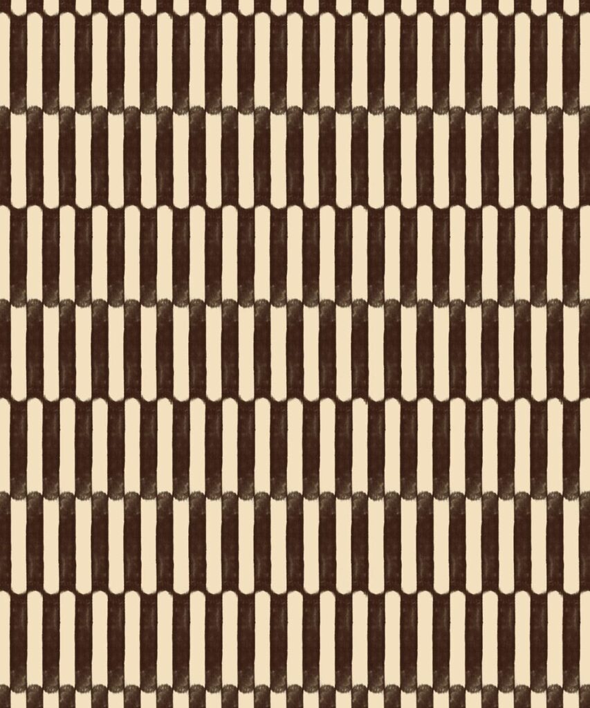 Glaze Wallpaper - Colorway: Umber - Poodle & Blonde Collection - Swatch
