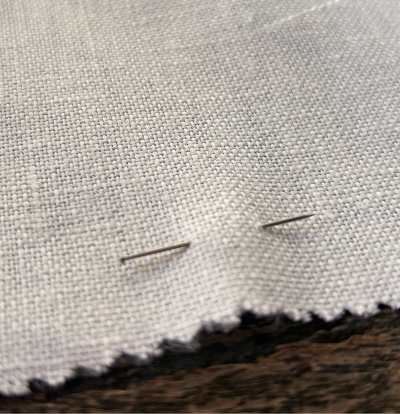 Pure Belgian Linen fabric swatch